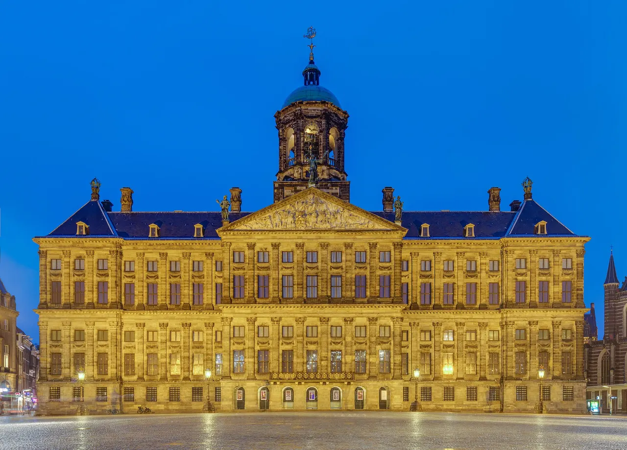 Paleis op de Dam in Amsterdam
