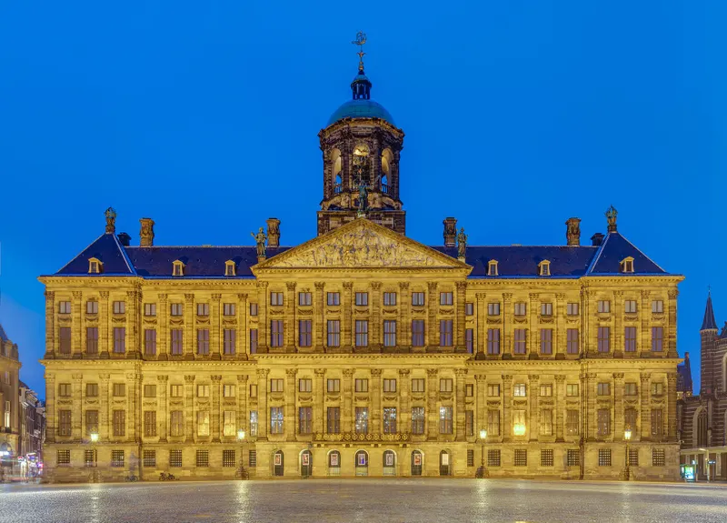 Paleis op de Dam in Amsterdam