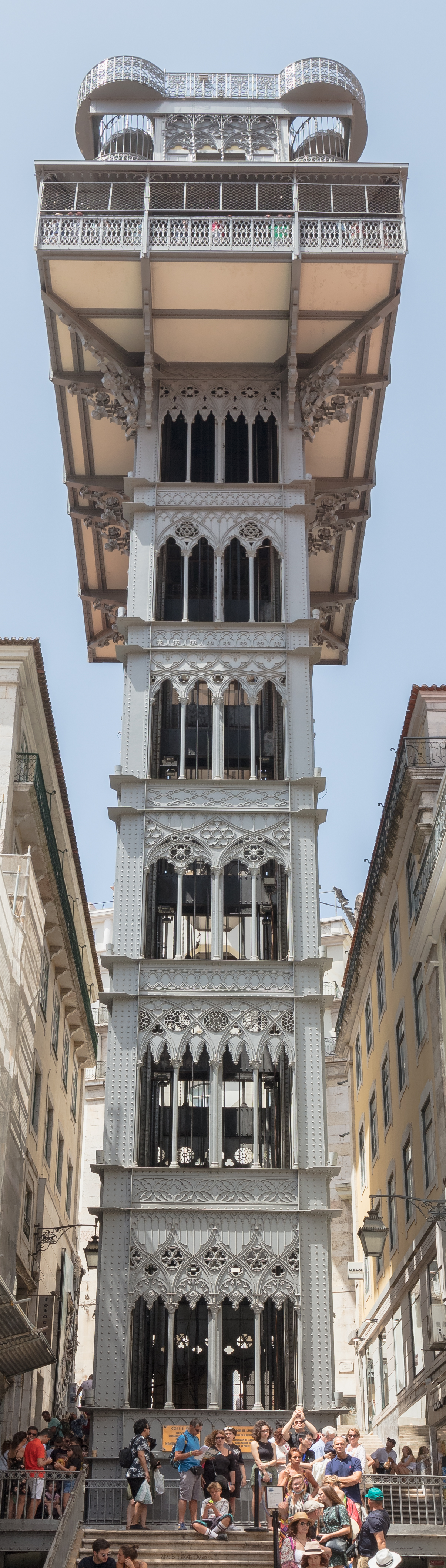 Elevador de Santa Justa in Lissabon