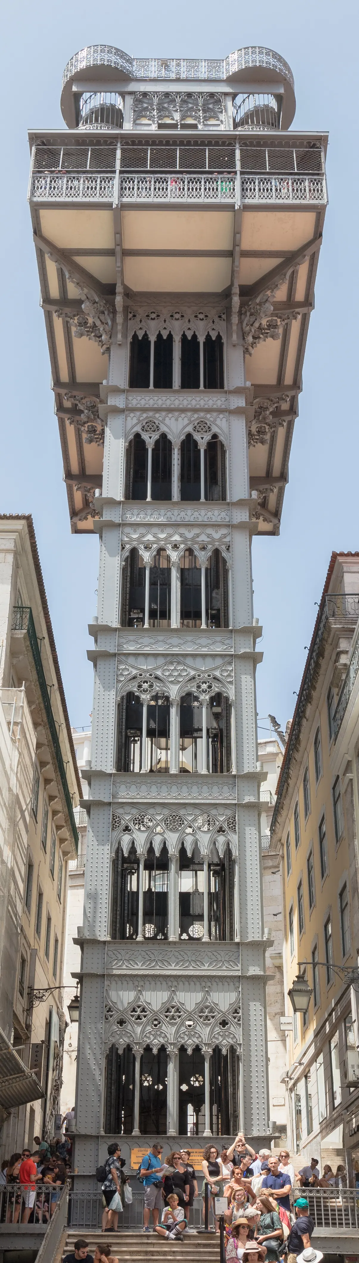 Elevador de Santa Justa in Lissabon