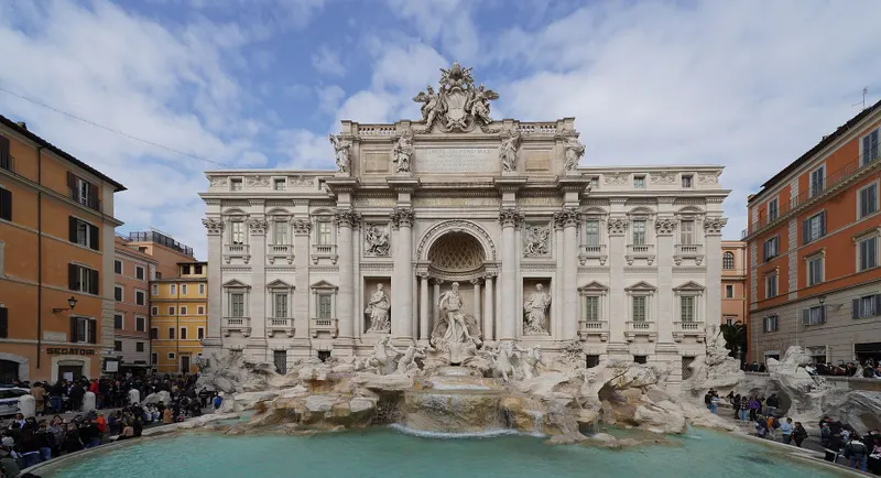 Trevi Brunnen in Roma